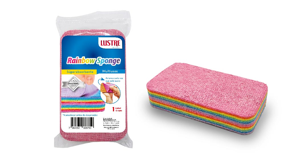 Lustre Esponja Rainbow